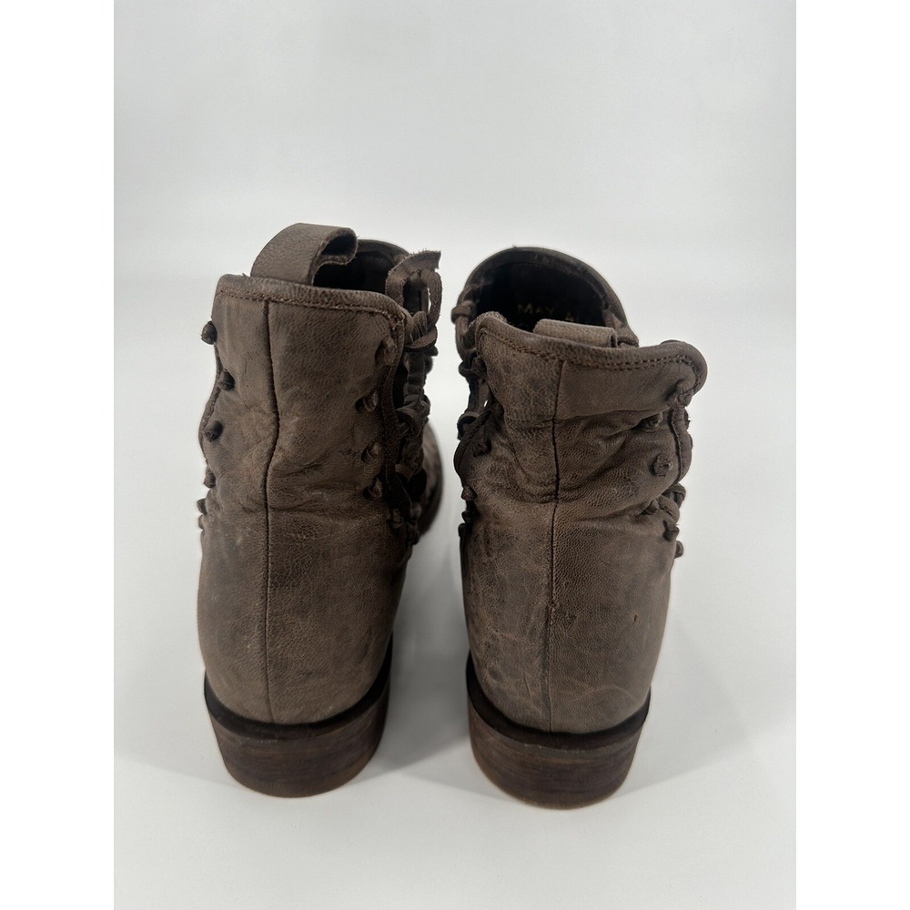 PATINA VIE BY LANE COWGIRL ANKLE BOOTIES WOMEN'S SIZE 7.5 BROWN - Picture 5 of 13